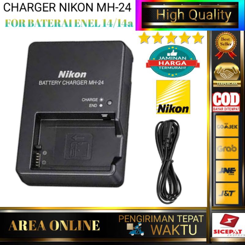 CHARGE CAMERA NIKON FOR DSLR CAS NIKON D3400 D3300 CASAN KAMERA FOR PROFESIONAL SLR D 3300 3400
