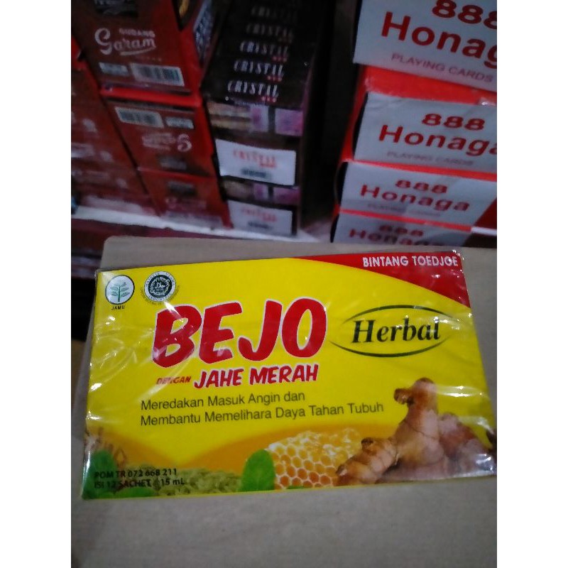 Bejo bintang toedjoe jahe merah isi 6sachet