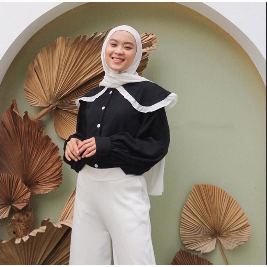 1KG MUAT 5PCS | MARINA BLOUSE SHIRT TOP RENDA RUFFLE BALONA HITS OOTD SELEBGRAM FASHION GROSIR MURAH