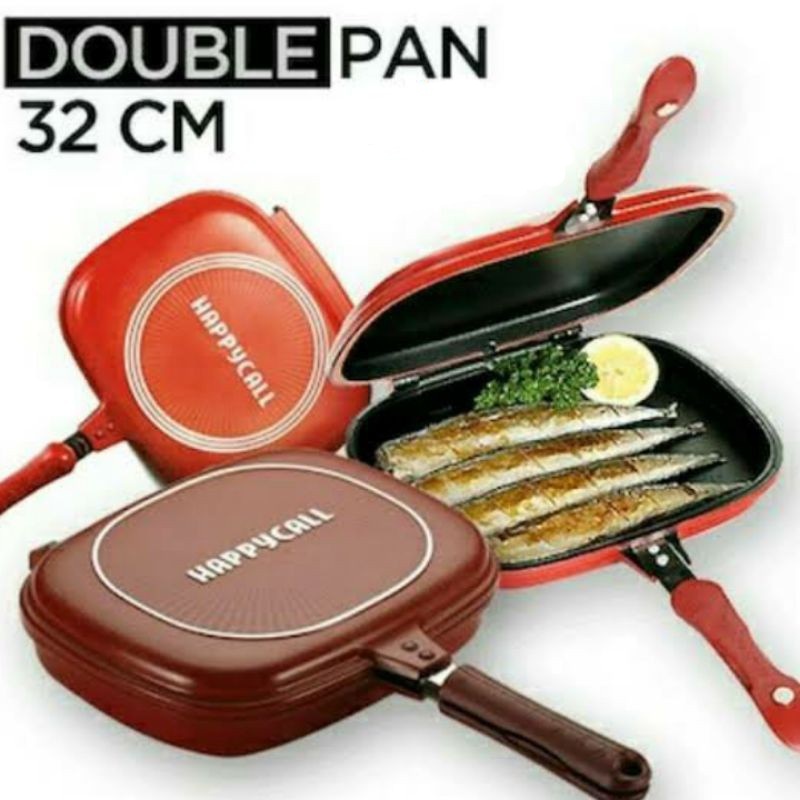 Happy Call Double Pan 32 Cm Korea Original