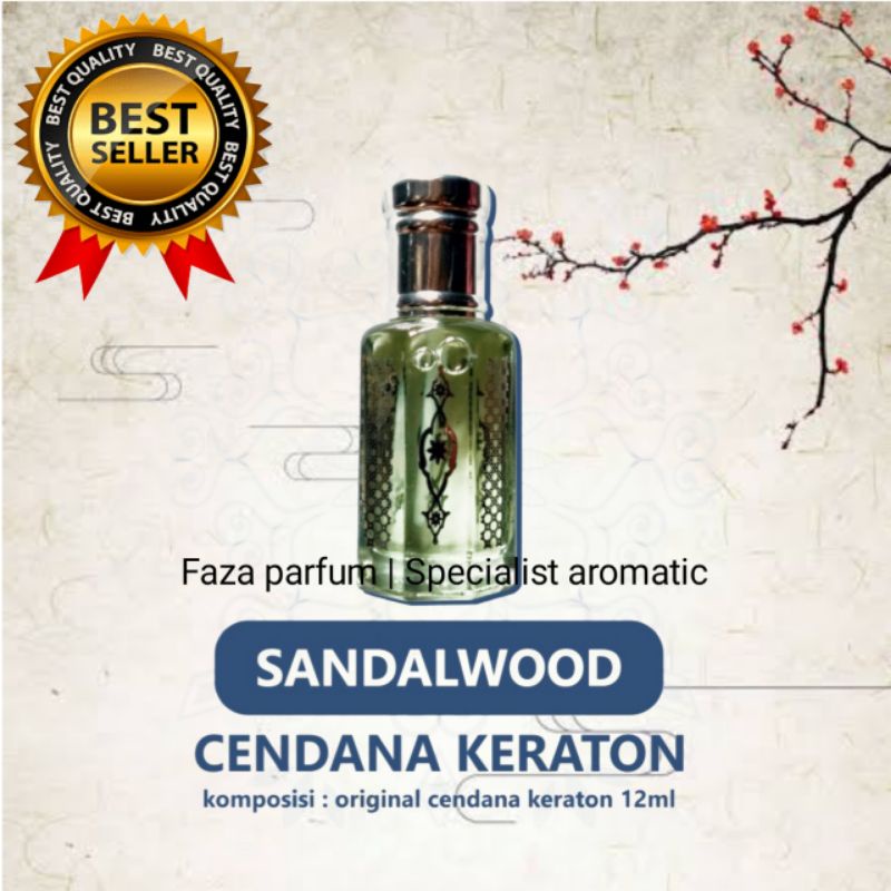 PARFUM CENDANA KERATON/ SANDAL WOOD BIBIT MURNI