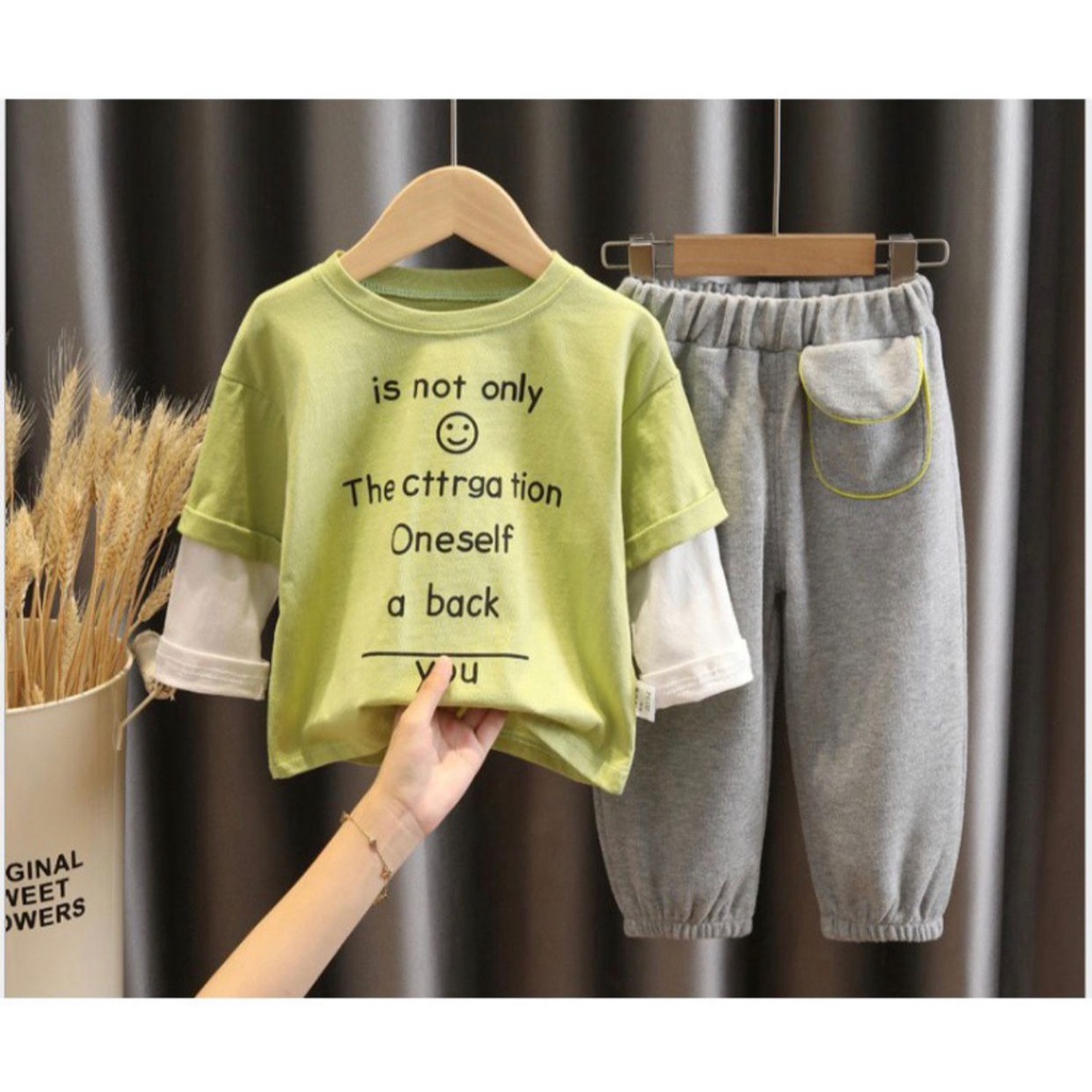 SETELAN BAJU ANAK SETELAN ANAK LAKI LAKI DAN PEREMPUAN SETELAN ANAK IS NOT ONLY 1-5 TAHUN