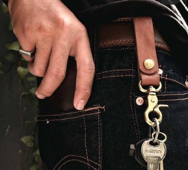 Keychain Leather