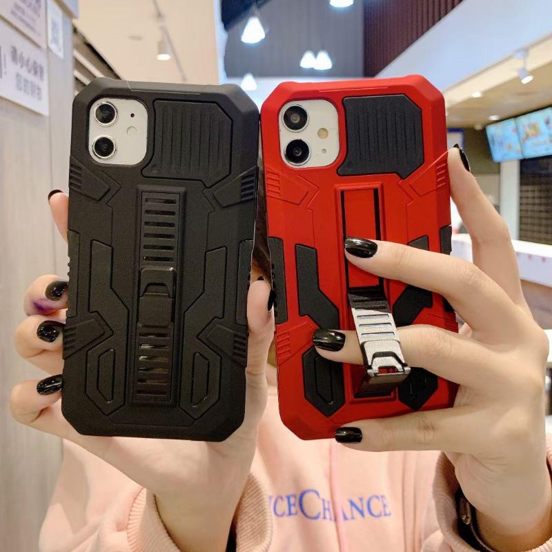 Hard Case Standing Iphone X Xs 7G 7 Plus 12 11 Pro Max 12 Pro Max Casing Robot Spigen Transformers