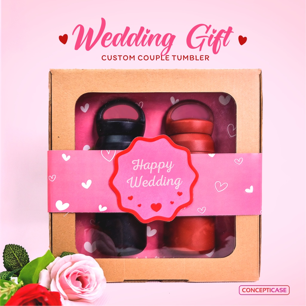 KADO WEDDING / HAMPERS WEDDING / GIFT BOX / TERMOS TUMBLER HOOK 2