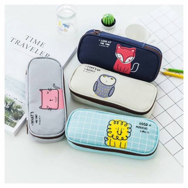 

Tempat Pensil Kanvas Jumbo Animals