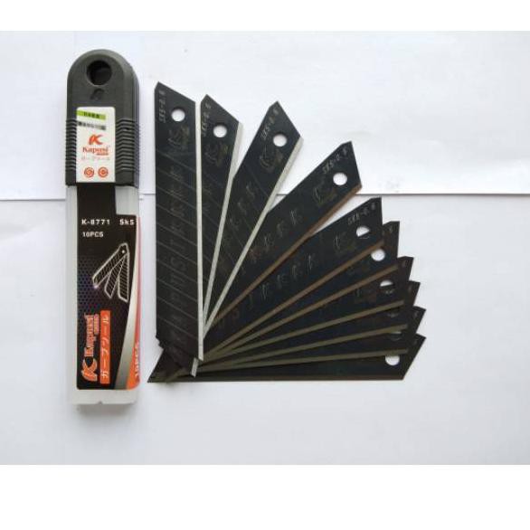 

【TGP】 ISI CUTTER BESAR HITAM 10PCS / REFILL PISAU KATER HEAVY DUTY