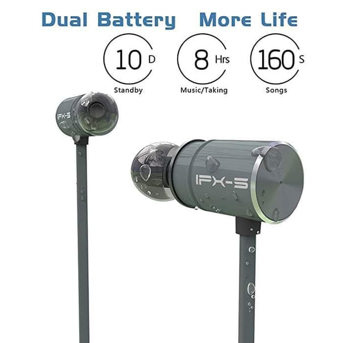 Headset BLUETOOTH ORI PLEXTONE BX343 WATERPROOF IPX5 Magnetic Earphone Grosir