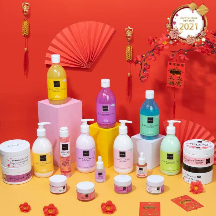 Cuci Gudang Scarlett Whitening Paket Hemat (Isi 6 ) Hot Sale