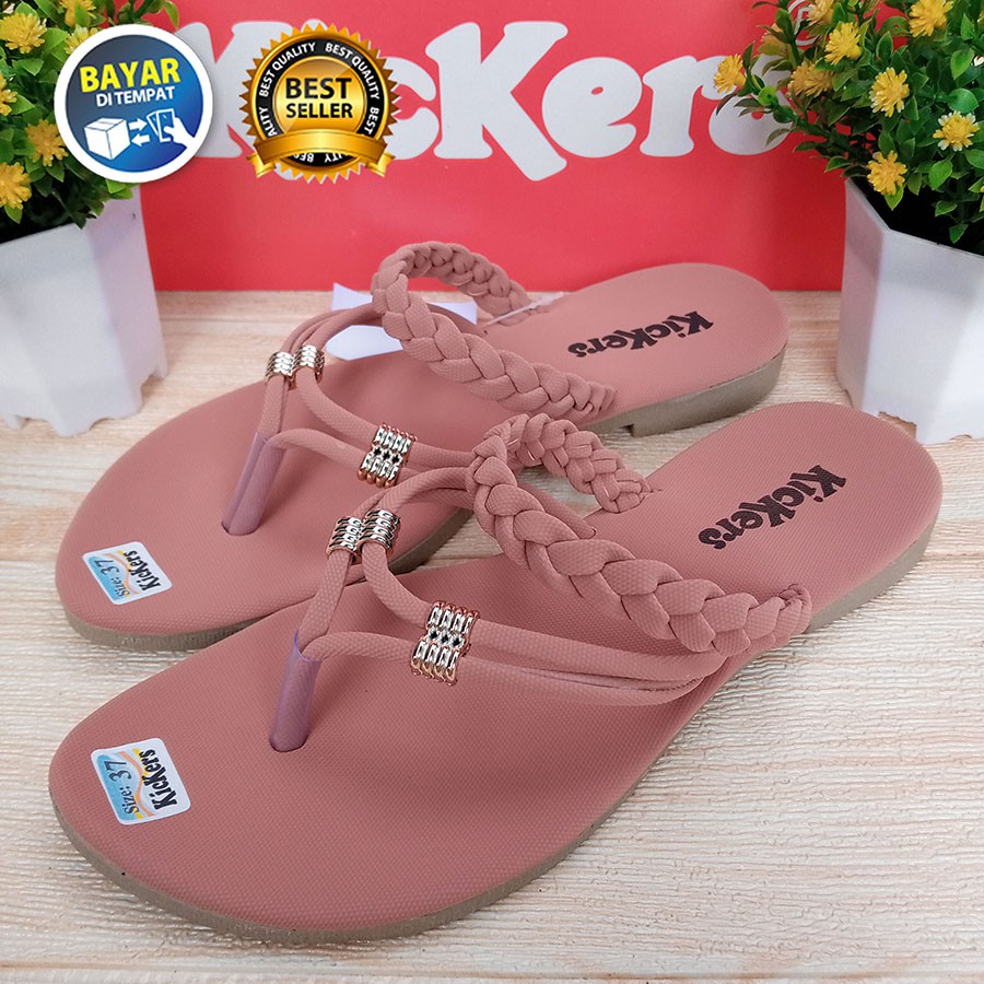 PROMO 6.6 SHOPEE MALL GREAT SALE MURAH LEBAY !! SANDAL WANITA DEWASA JAPIT KLABANG HUMBERG / SAKIPO