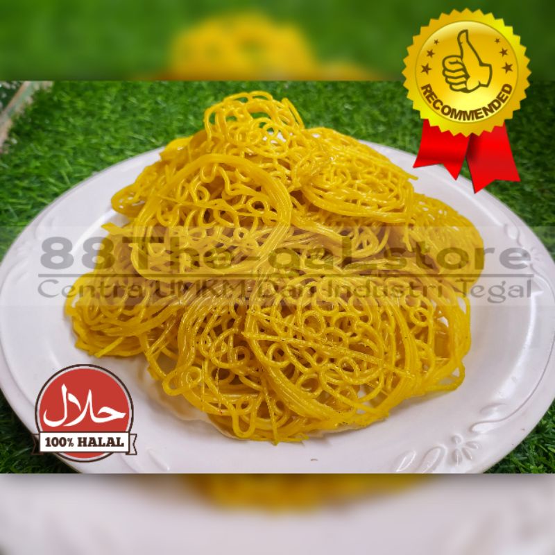 

Kerupuk Mie Kuning Mentah 500 gr dijamin Renyah Asli TEGAL