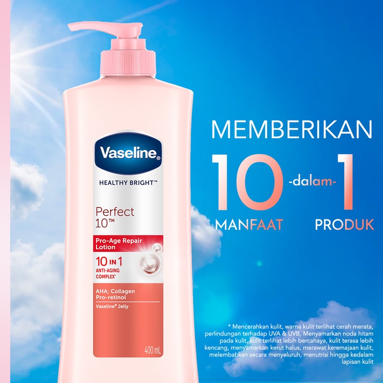 Vaseline Lotion Healthy Bright Perfect 10 200ml