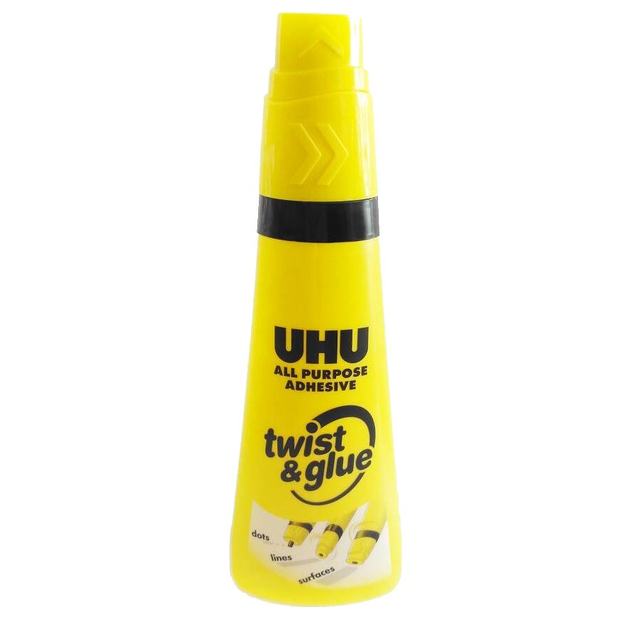 

Lem UHU Twist & Glue 90 ml (All Purpose Adhesive / Lem Serbaguna)