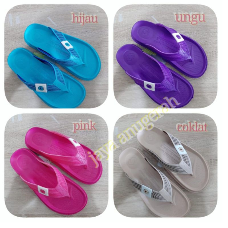 Sandal Japit Wanita Bahan Karet Ringan GOSOME 927M