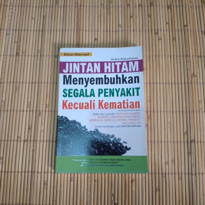 

Original Jintan Hitam menyembuhkan segala penyakit kecuali kematian