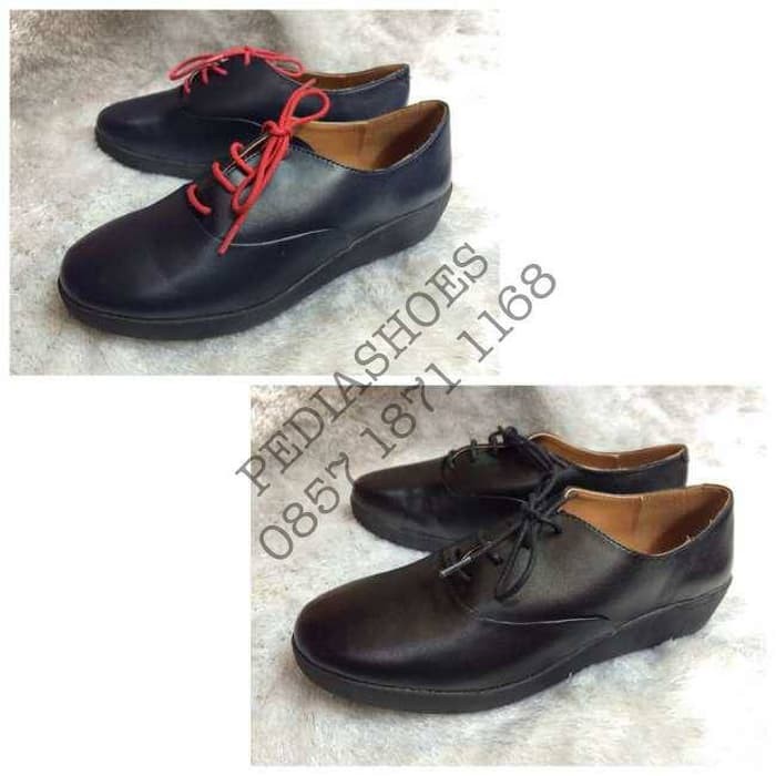 (Original Fitflop) Sepatu Kantor Wanita F-Pop Opul Oxford in Leather