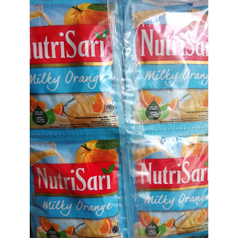 

NUTRISARI MILKY ORANGE 1Renceng