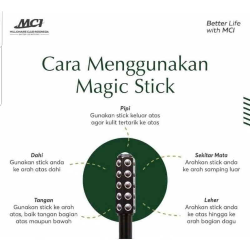Beauty Magic Stick Fold Lipat Original MS Portable MCI