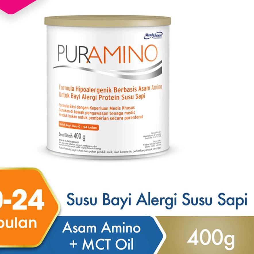 (kode-288) Puramino Hypoallergic 400 gram ,.