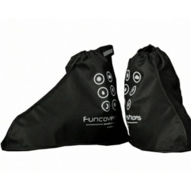 Cover Shoes New FUNCOVER HITAM, Jas Hujan Buat Sepatu