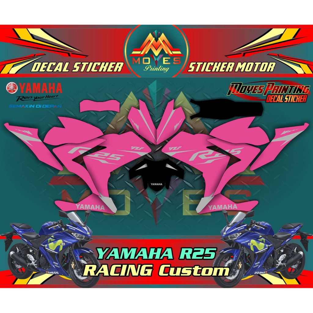 stiker motor yamaha r25 full body decal stiker yamaha r25 full body stiker r25 decal stiker r25_RACI