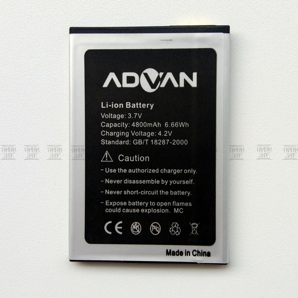 Baterai Advan Vandroid R7A Original Double Power Batre Batrai Battery HP Advance R7 A