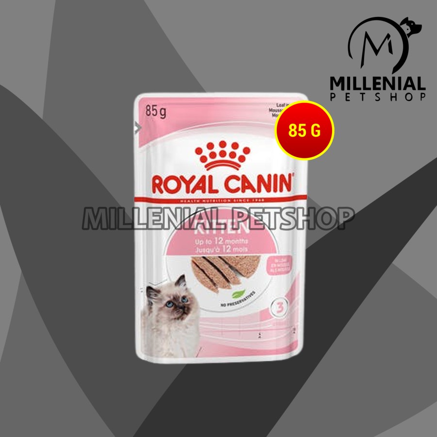 Makanan Anak Kucing Basah Masa Sapih - Royal Canin Kitten 36 85g - jel