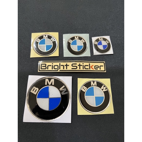 STICKER EMBLEM LOGO BMW TIMBUL