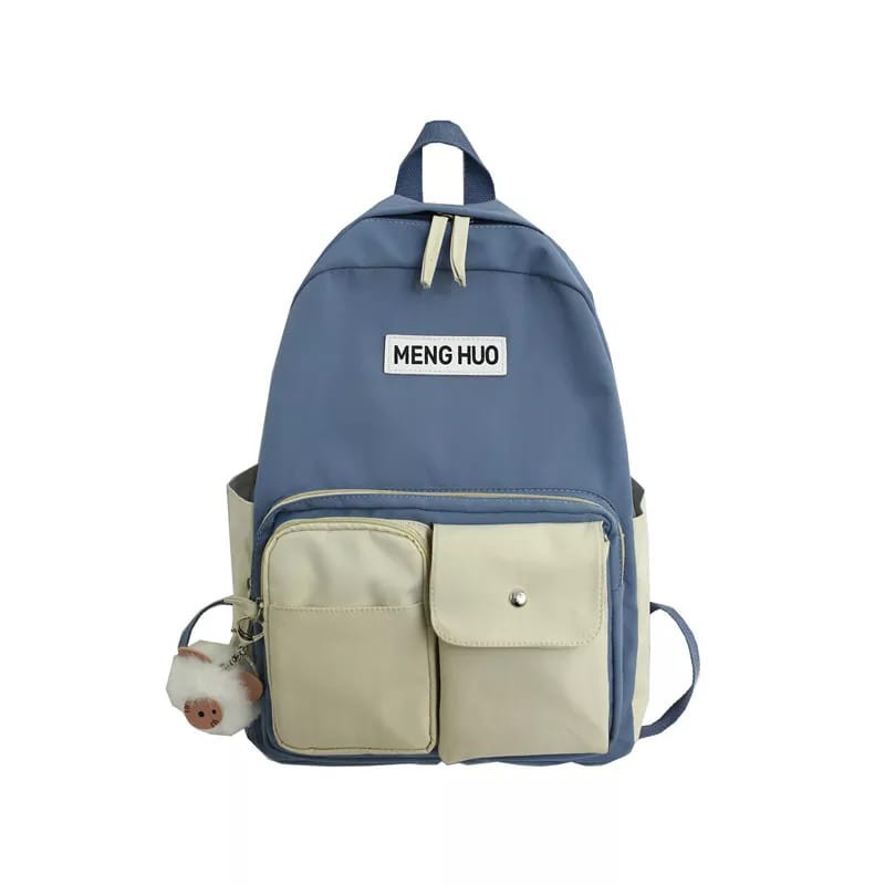MORYMONY TIFANY - Tas Ransel Tas Gendong Tas Sekolah Backpack Fashion-BIRU