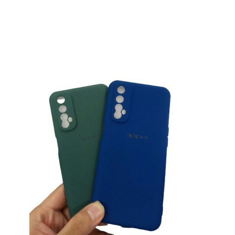 OPPO REALME 7 SILICONE COVER LOGO CASING SOFTCASE