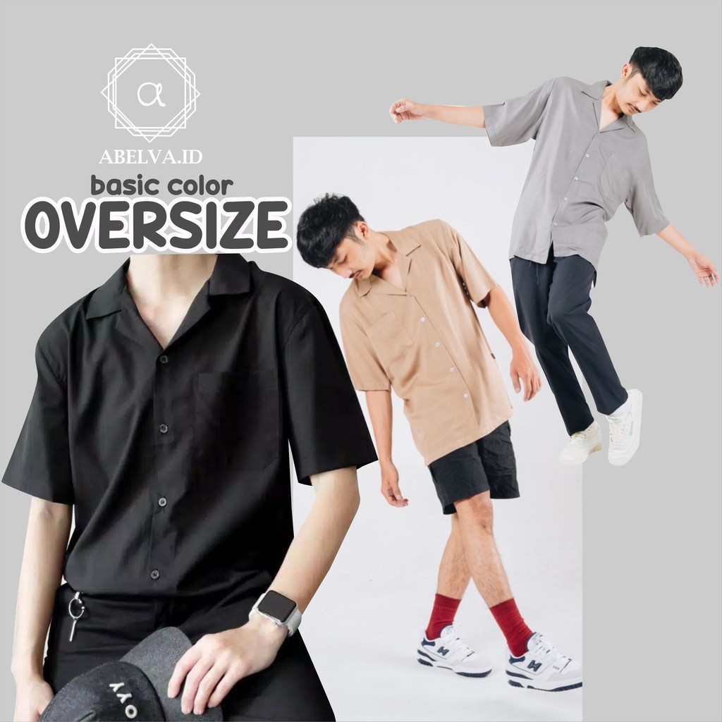 KEMEJA OVERSIZE PRIA KEMEJA POLOS PRIA KEMEJA PENDEK POLOS PRIA KEMEJA OVERSIZE RAYON