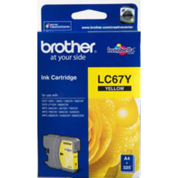 Brother LC 67 Yellow, Y