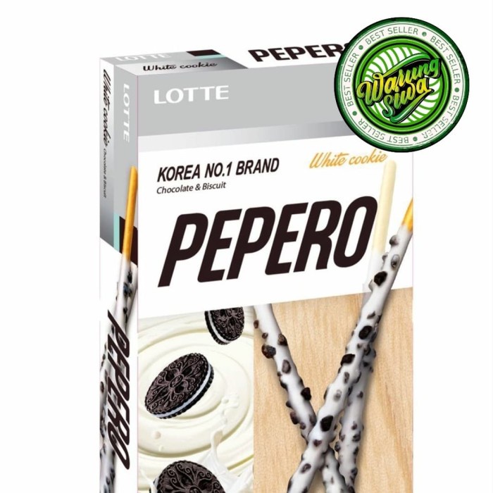 

snack lotte pepero white cookie white chocolate 256 gram