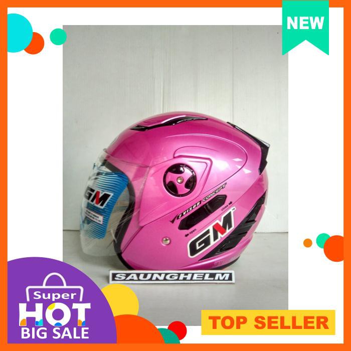 Helm Gm Interceptor Solid Pink