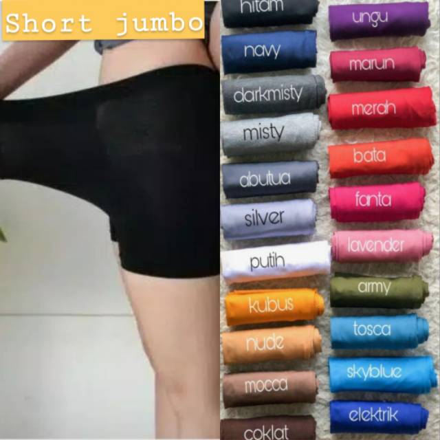  CELANA  POP PENDEK  JUMBO  JERSEY Shopee  Indonesia