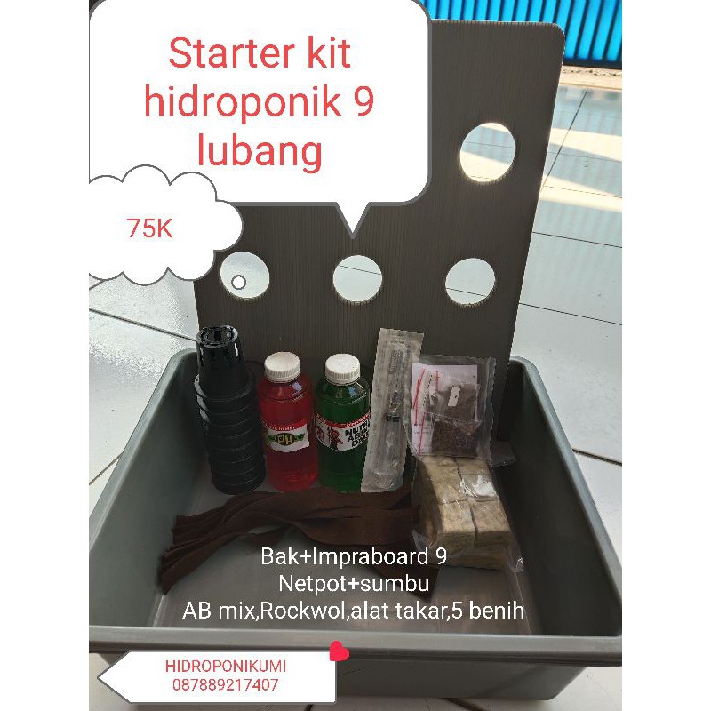 Starter kit hidroponik murmer