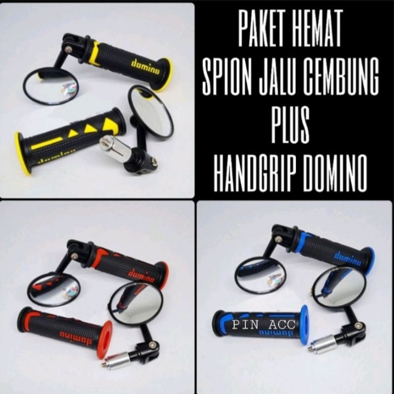 PAKET SPION JALU BAR END VARIASI UNTUK SEMUA MOTOR PLUS HANDFAT GAS 1SET