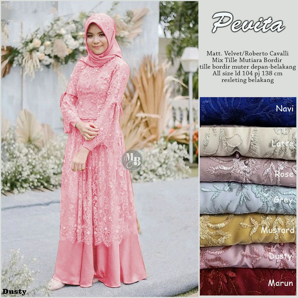 GAMIS BROKAT PEVITA