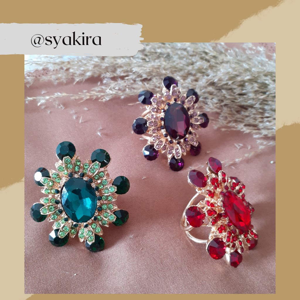 Bros Ring Hijab / Cincin Jilbab Mutiara Premium