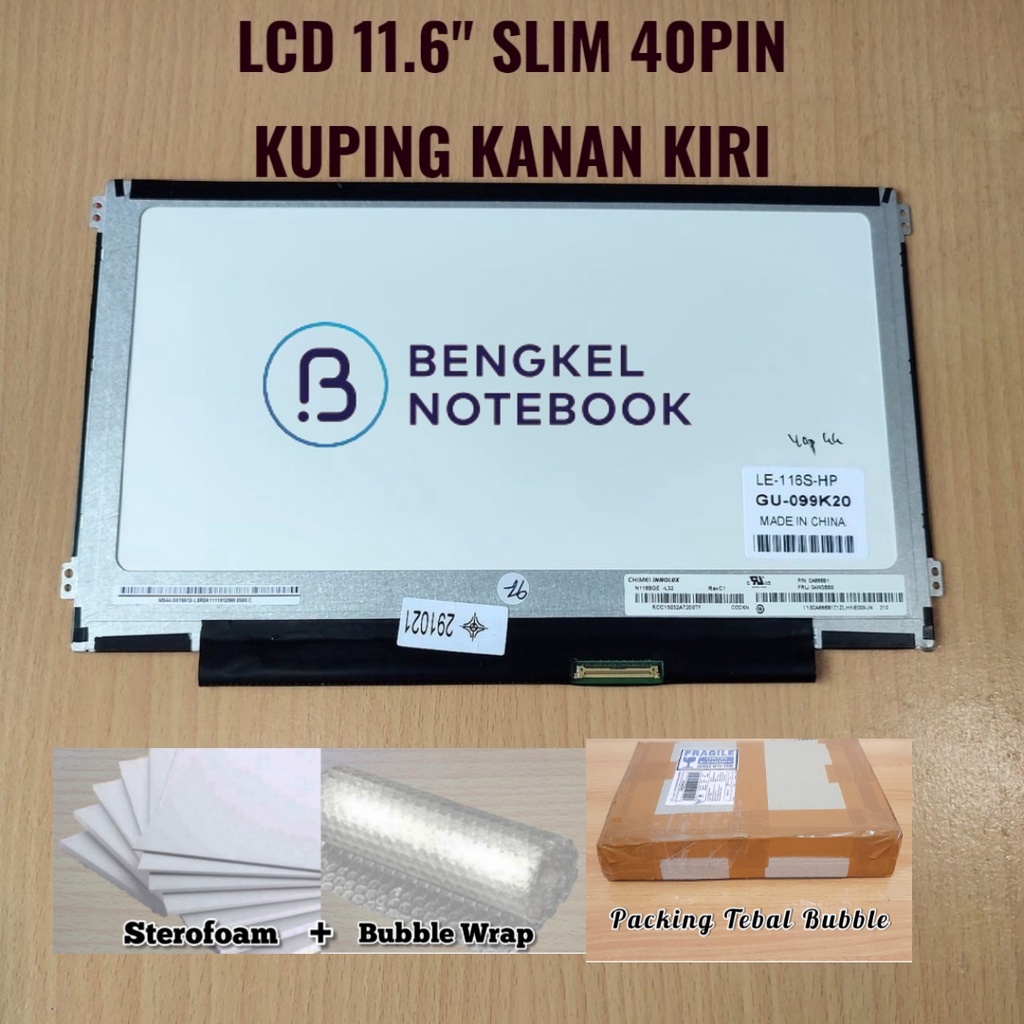 LCD Lenovo S215 11.6'' Slim 40 pin Kanan Kuping Kanan Kiri