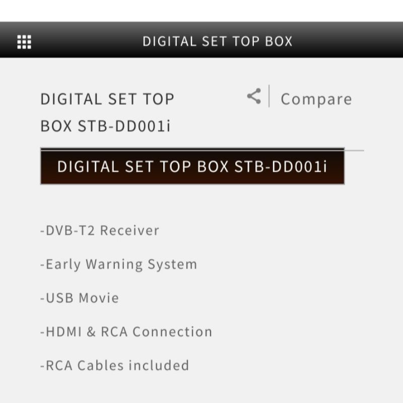 PROMO SHARP SET TOP BOX STB DD001i DIGITAL GARANSI RESMI