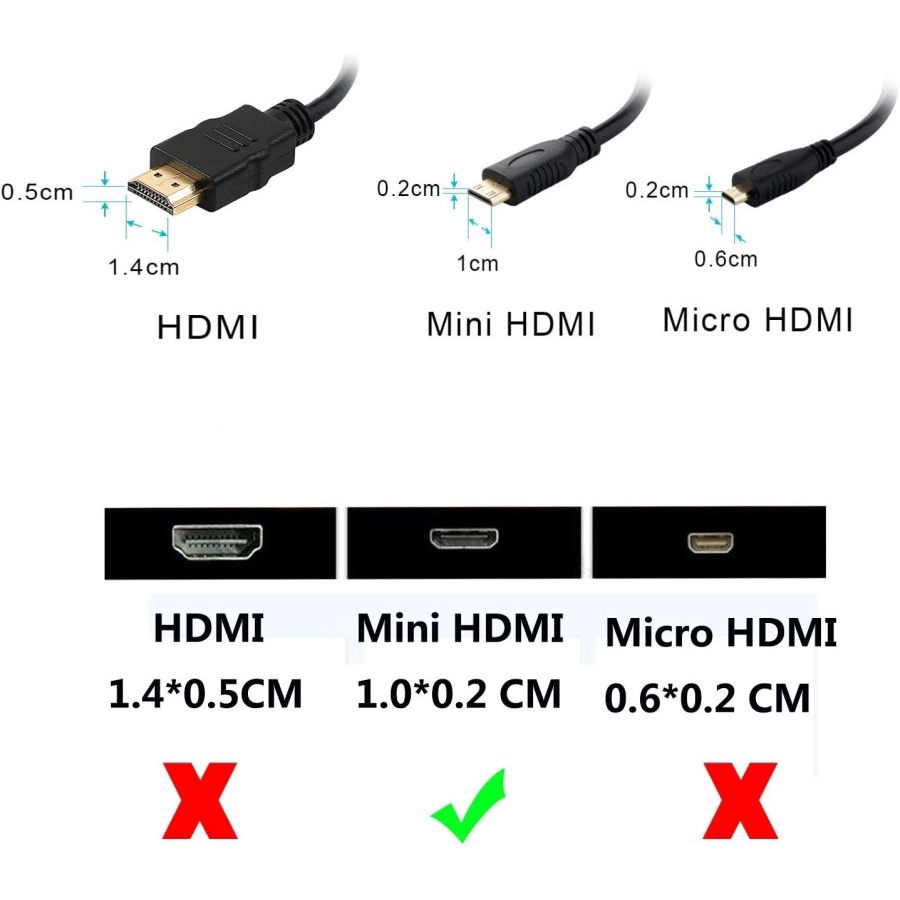 Converter Mini Hdmi to Vga / kabel mini hdmi to vga adapter