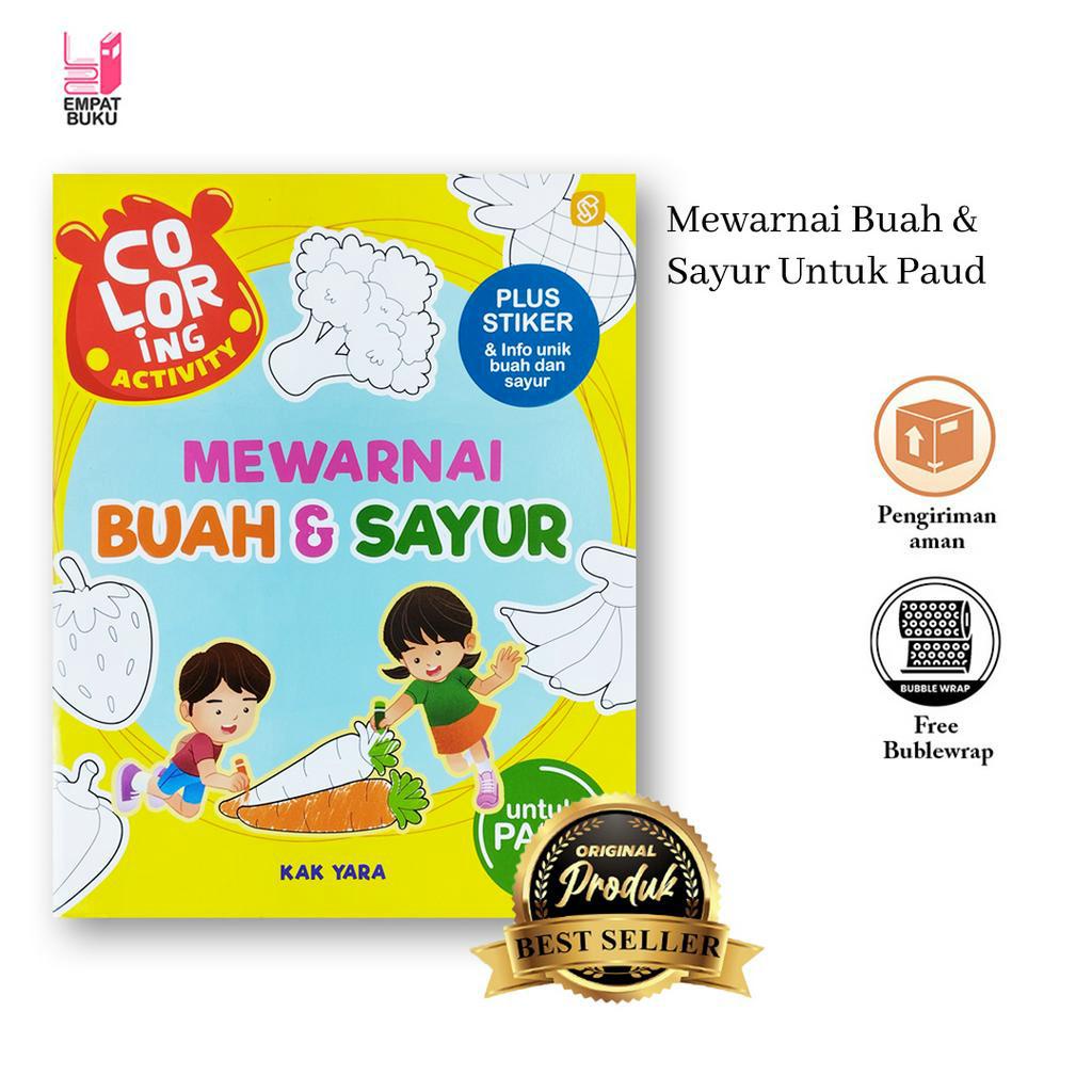 

BUKU MEWARNAI BUAH & SAYUR UNTUK PAUD