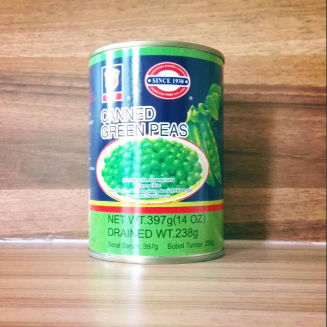 

Maling Canned Green Peas / kacang polong kaleng
