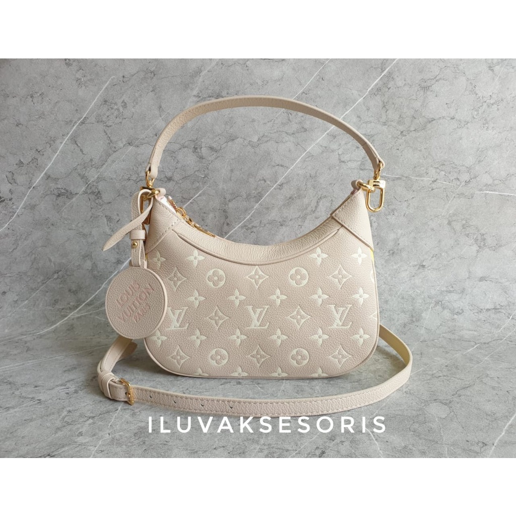 TAS WANITA BRANDED LOUIS VUITTON HOBO BAGATELLE BB MONOGRAM COLORBLOCK