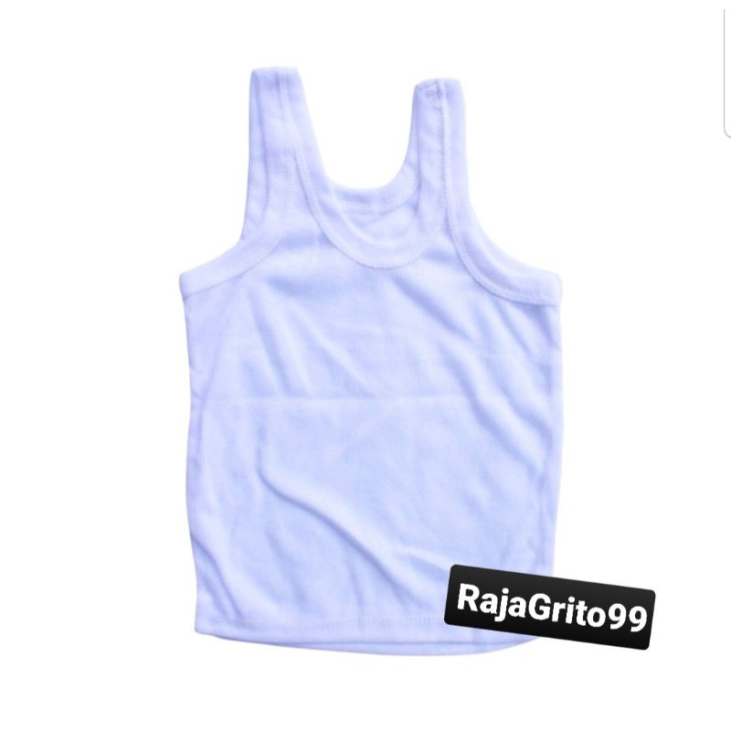 Kaos Dalam Singlet Bayi besar Jumbo size XL / kaos dalam anak singlet bayi warna putih polos size XL Extra Large