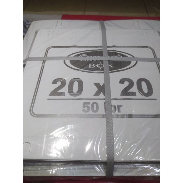 DUS NASI ( 10pcs )/DUS CATHRING/DUS 20x20/DUS PUTIH/BOX NASI