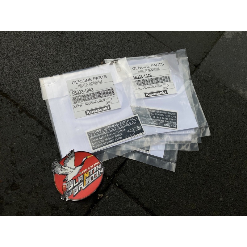 stiker arm ninja r ss stiker slebor ninja r ss ORIGINAL KAWASAKI