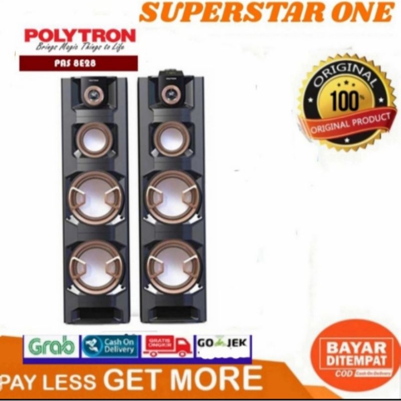 Speaker Aktif Polytron PAS 8E28/Pengeras Suara/Speaker Bluetooth