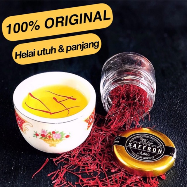 

PROMO! Saffron 1 gr Super Negin (Finest Quality) 100% Original Iran